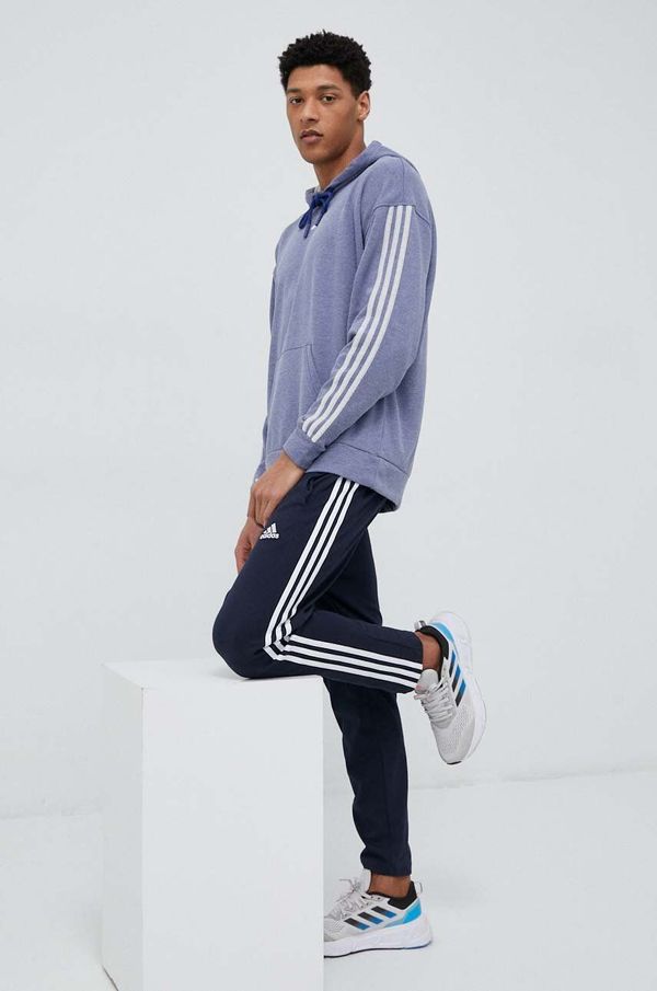 adidas Hlače za trening adidas Essentials boja: tamno plava, s aplikacijom