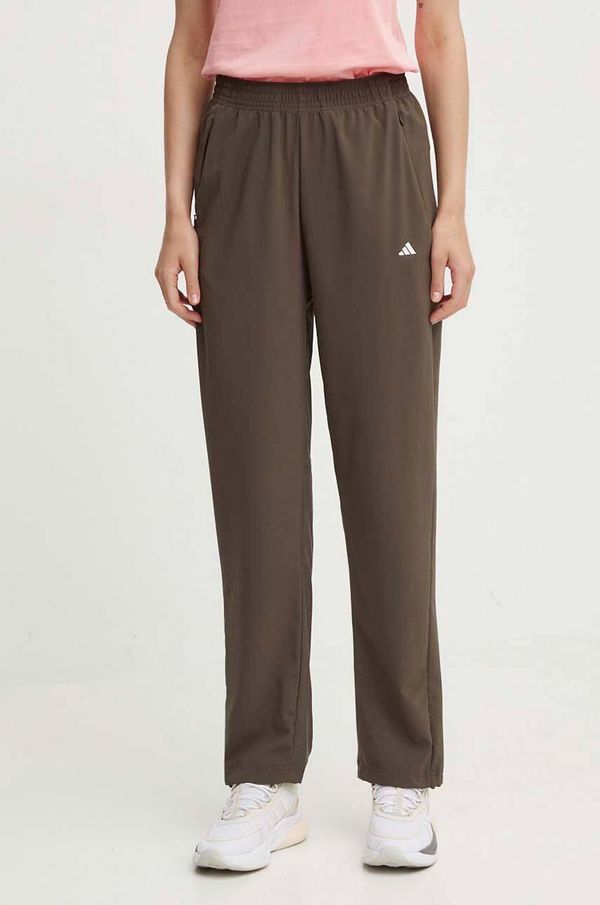 adidas Performance Hlače za trening adidas Performance boja: zelena, bez uzorka, IT0675