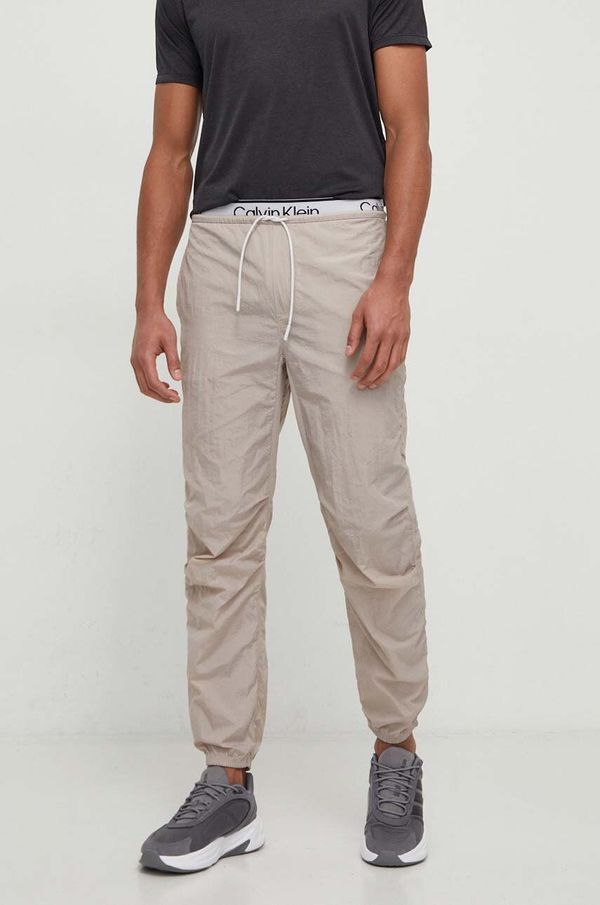 Calvin Klein Performance Hlače za trening Calvin Klein Performance boja: siva, s tiskom