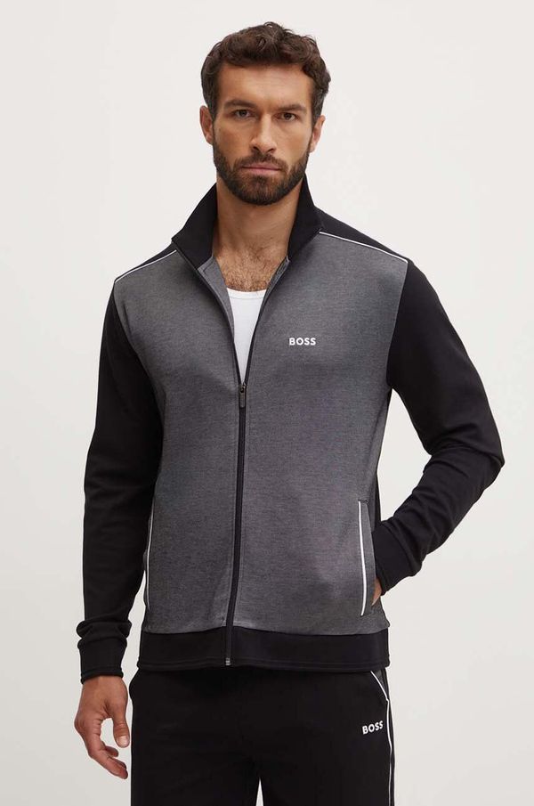 Boss Homewear dukserica BOSS boja: crna, s uzorkom, 50521809