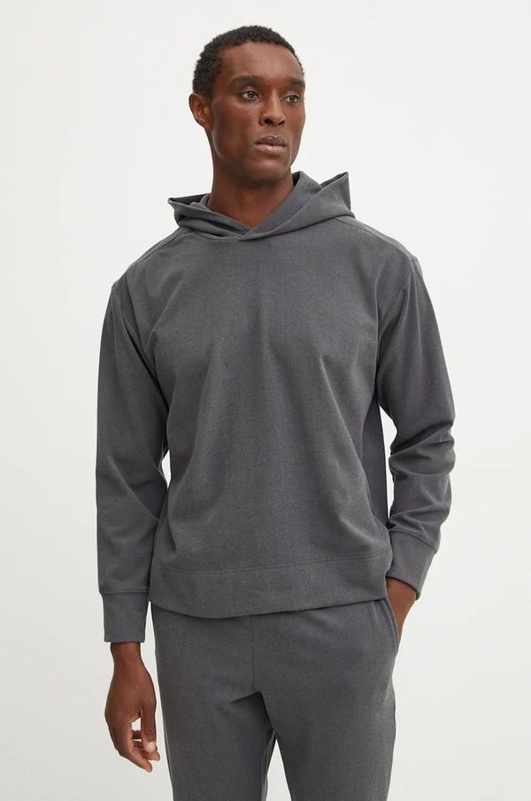 Calvin Klein Underwear Homewear dukserica Calvin Klein Underwear boja: siva, s kapuljačom, bez uzorka, 000NM2678E