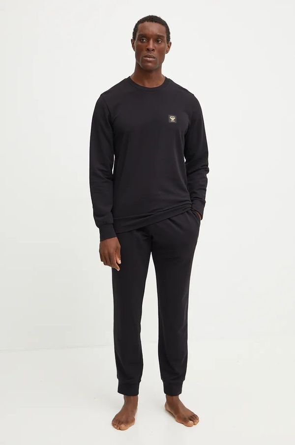 Emporio Armani Underwear Homewear dukserica Emporio Armani Underwear boja: crna, 111943 4F595