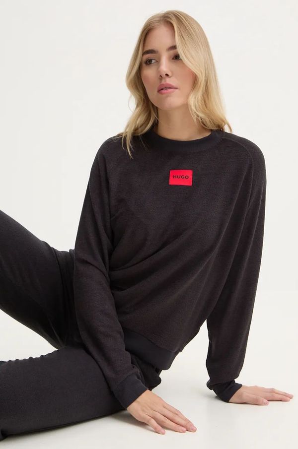 Hugo Homewear dukserica HUGO boja: crna, bez uzorka, 50523414