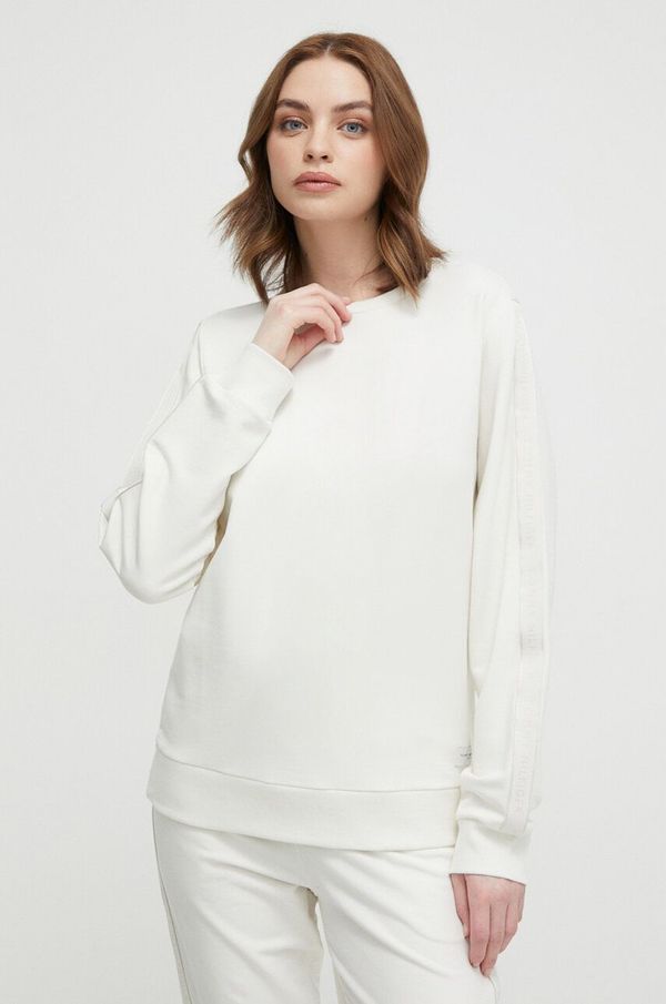 Tommy Hilfiger Homewear dukserica Tommy Hilfiger boja: bež, bez uzorka