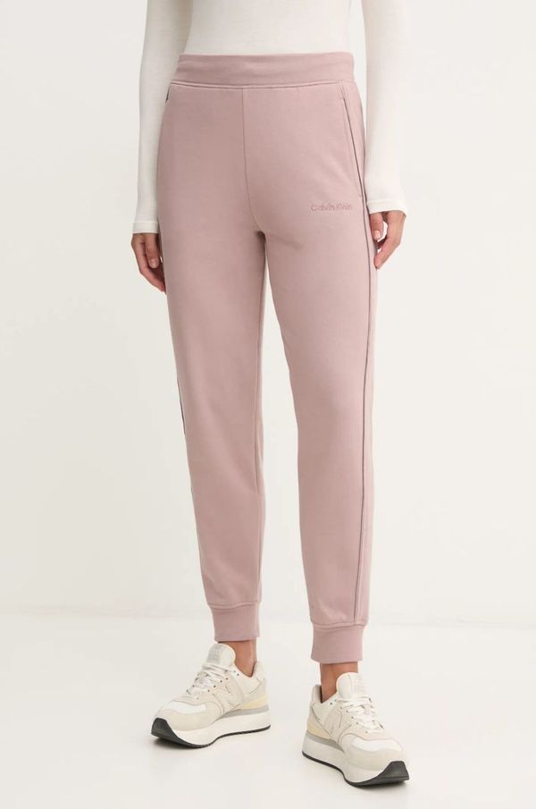 Calvin Klein Underwear Homewear hlače Calvin Klein Underwear boja: smeđa, bez uzorka, 000QS7286E