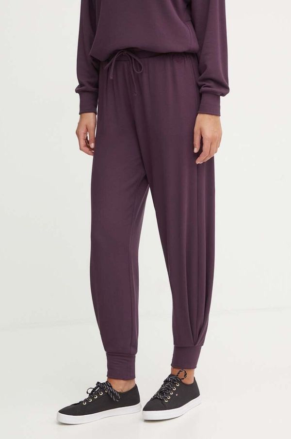 Emporio Armani Underwear Homewear hlače Emporio Armani Underwear boja: bordo, bez uzorka, 164910 4F264