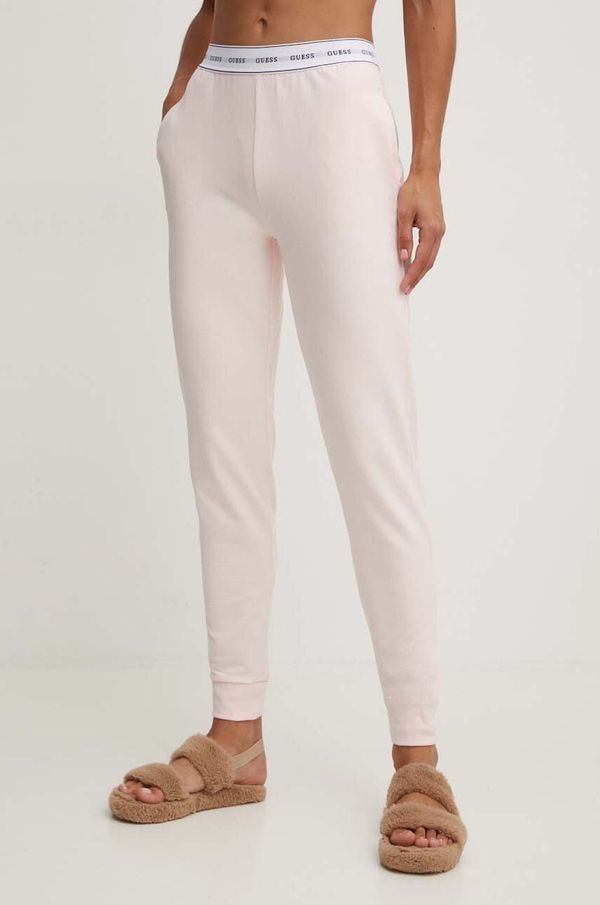 Guess Homewear hlače Guess boja: ružičasta, bez uzorka, O3YB00 KBS91