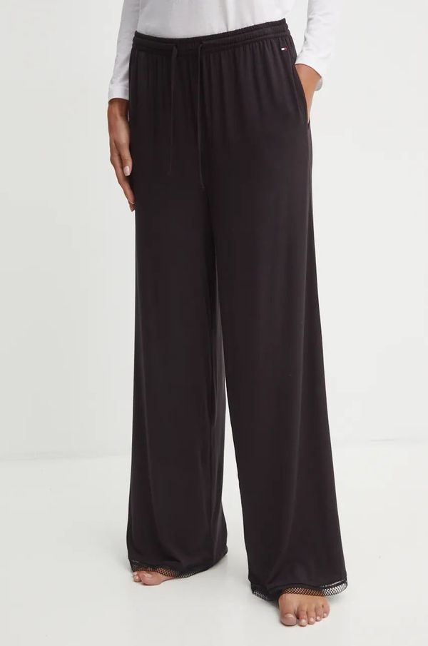 Tommy Hilfiger Homewear hlače Tommy Hilfiger boja: crna, bez uzorka, UW0UW05575