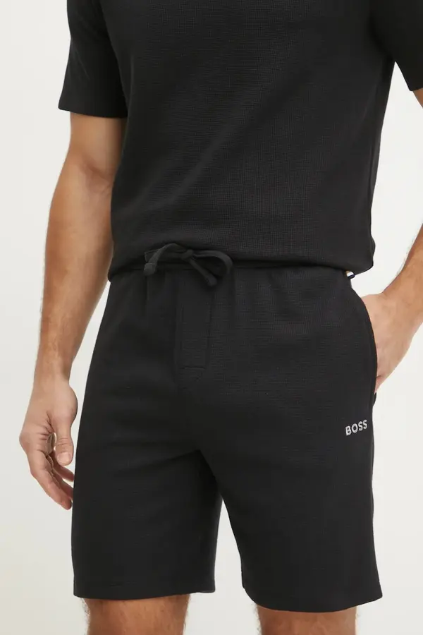 Boss Homewear kratke hlače BOSS  Waffle Shorts