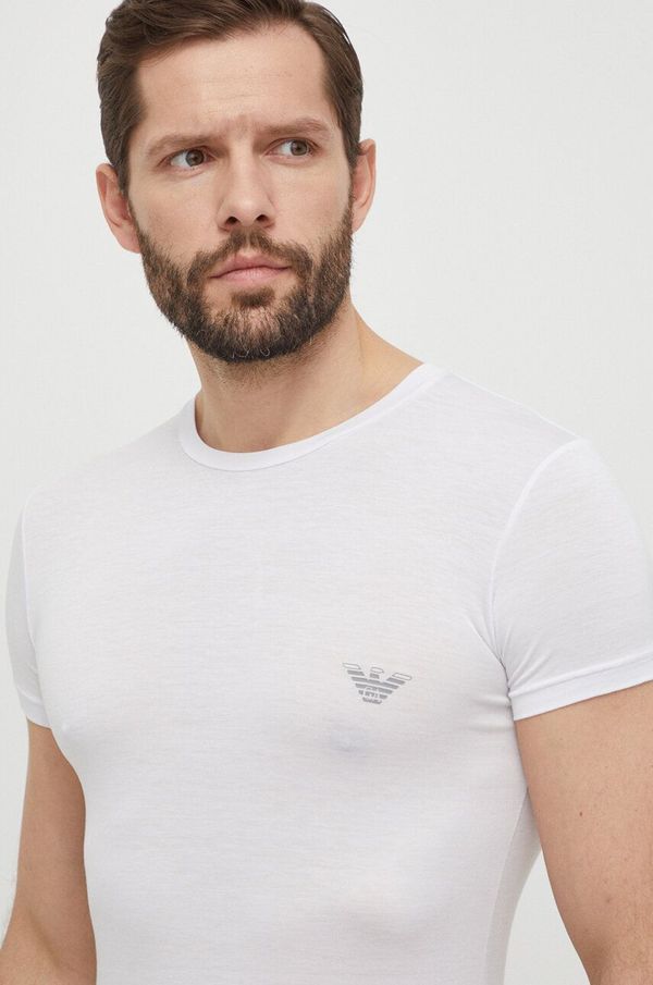 Emporio Armani Underwear Homewear majica kratkih rukava Emporio Armani Underwear 2-pack boja: crna, s tiskom, 111670 4R733