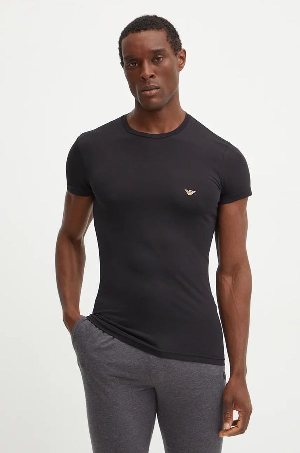 Emporio Armani Underwear Homewear majica kratkih rukava Emporio Armani Underwear boja: crna, bez uzorka, 111035 4F512