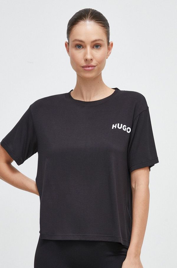 Hugo Homewear majica kratkih rukava HUGO boja: crna
