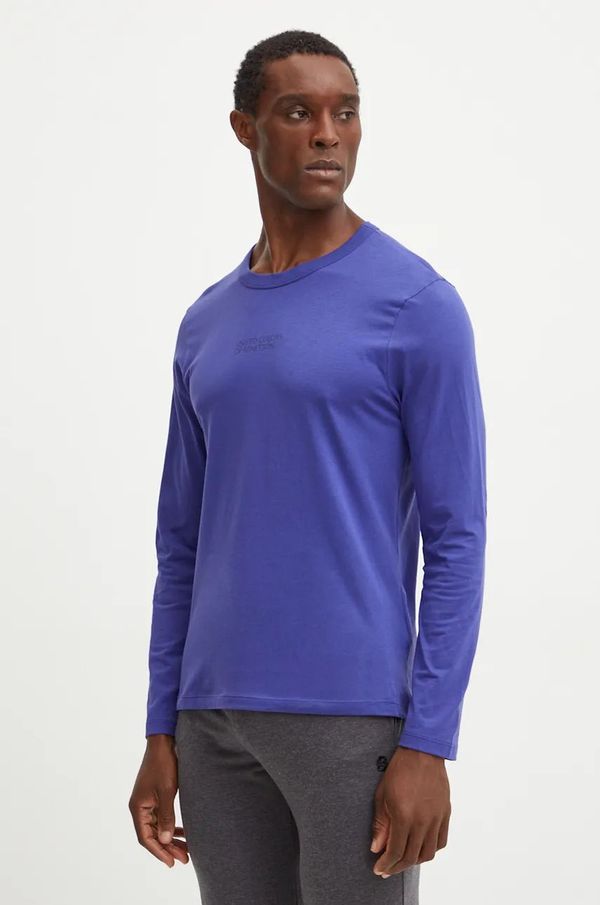 United Colors of Benetton Homewear pamučna majica dugih rukava United Colors of Benetton s tiskom