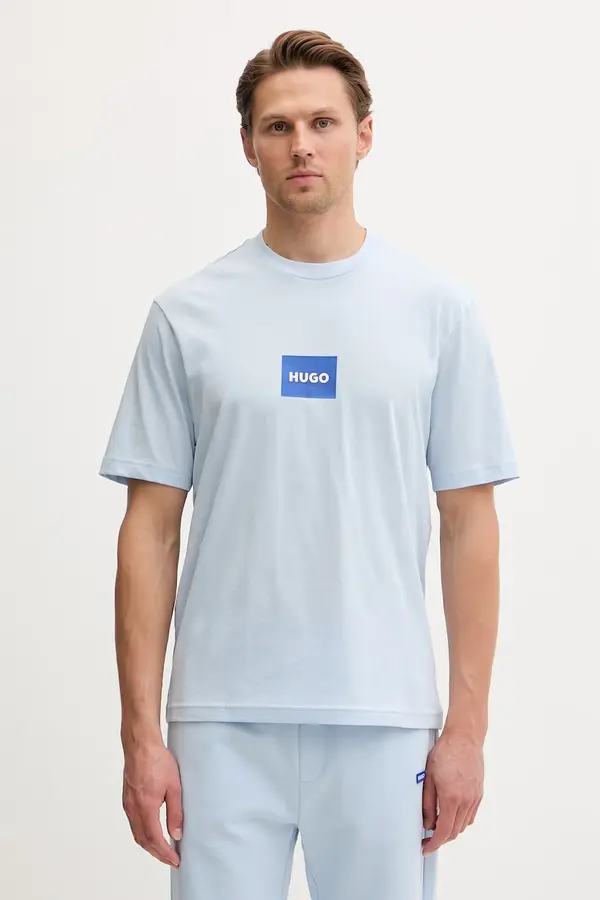 HUGO Blue HUGO Blue majica muška pamukna Nayonix