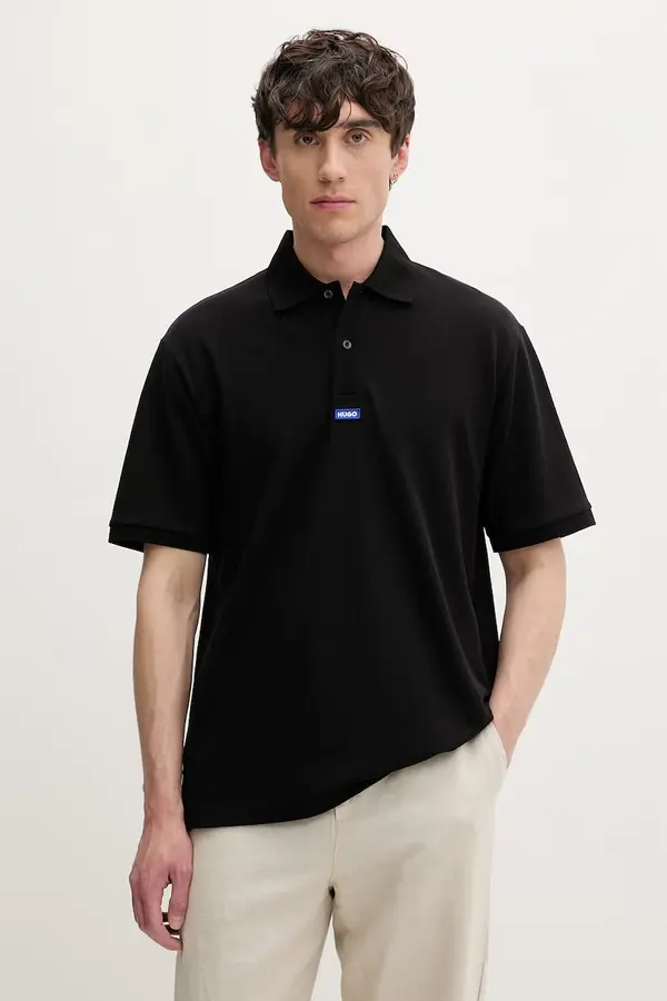 HUGO Blue HUGO Blue polo majica za muškarce od pamuka Nolitos