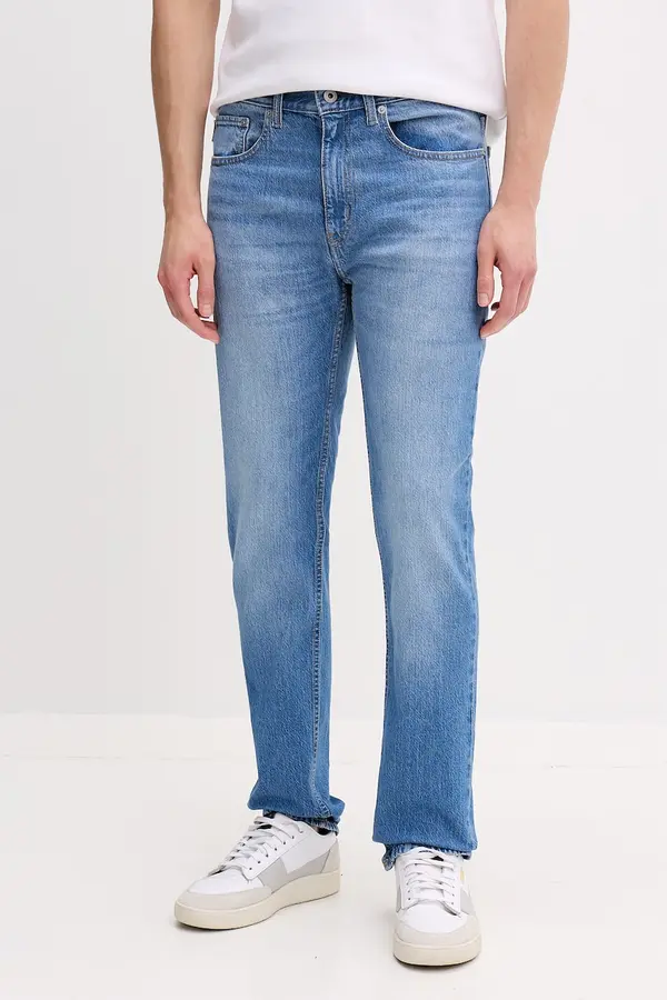 HUGO Blue HUGO Blue slim fit traperice za muškarce Ash