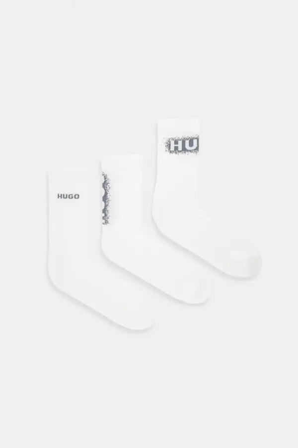 HUGO HUGO čarape za muškarce 3P QS SPRAY LOGO CC 3-pack