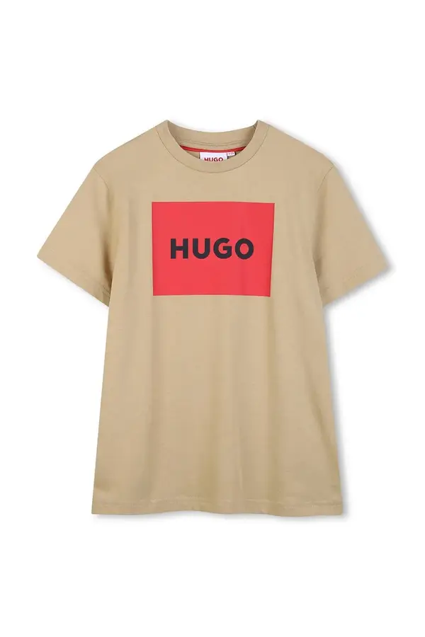 HUGO HUGO Dječja pamučna majica kratkih rukava HUGO