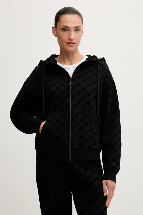 HUGO HUGO dukserica loungwear ženska s pamukom FLOKKY_JACKET