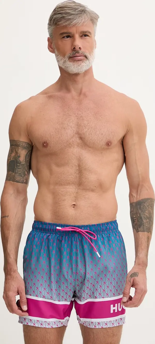 HUGO HUGO kratke kupaće hlače za muškarce PALMS_SWIM_SHORTS