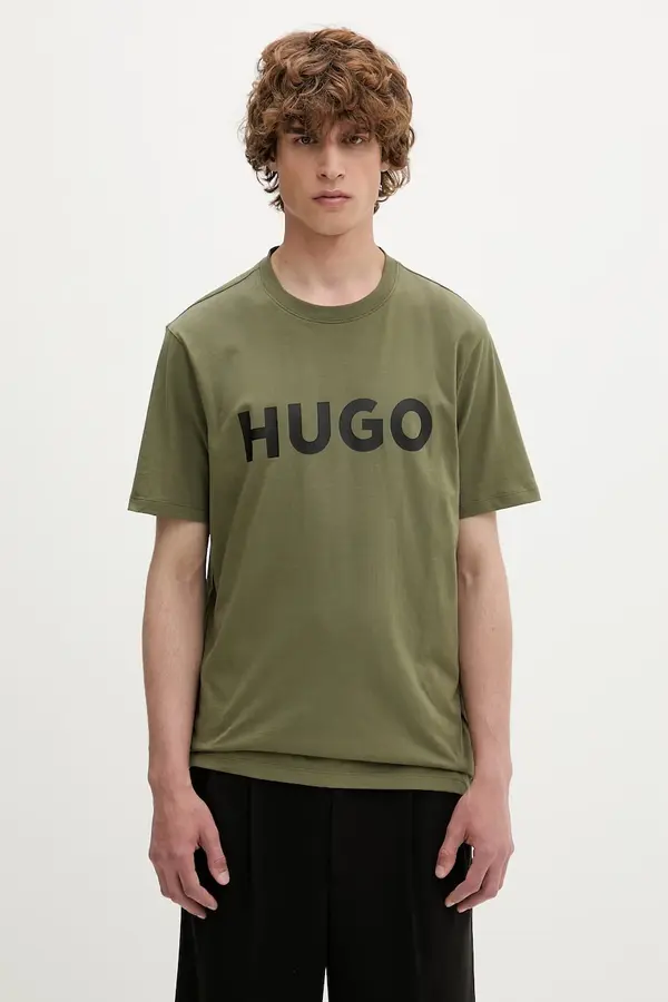 HUGO HUGO majica za muškarce od pamuka s elastanom Dulivio