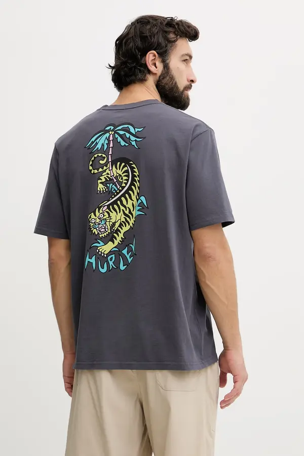 Hurley Hurley majica za muškarce od pamuka ETAM