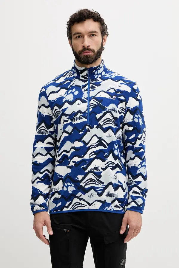 Jack Wolfskin Jack Wolfskin dukserica na zakopčavanje za muškarce Paw Era 100
