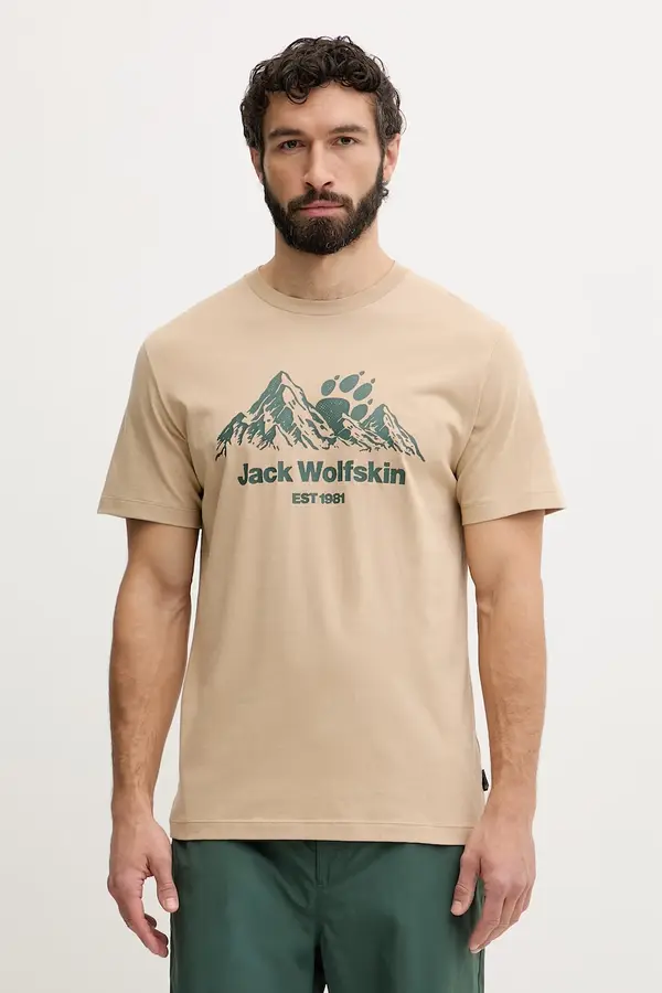 Jack Wolfskin Jack Wolfskin majica za muškarce od pamuka Carefree