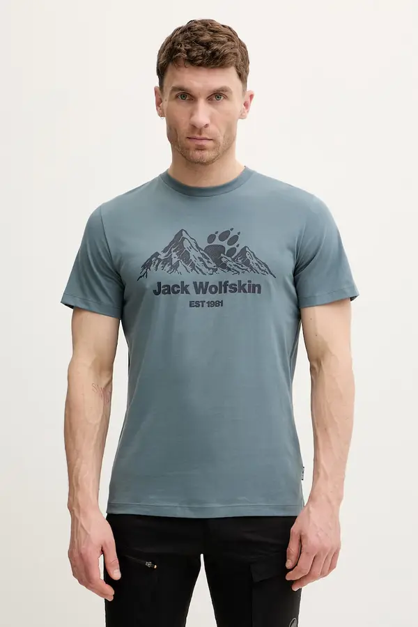 Jack Wolfskin Jack Wolfskin majica za muškarce od pamuka Carefree