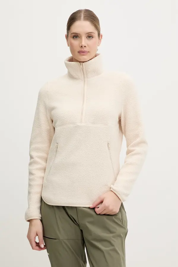 Jack Wolfskin Jack Wolfskin sportska dukserica za žene s flisom Lite Curl