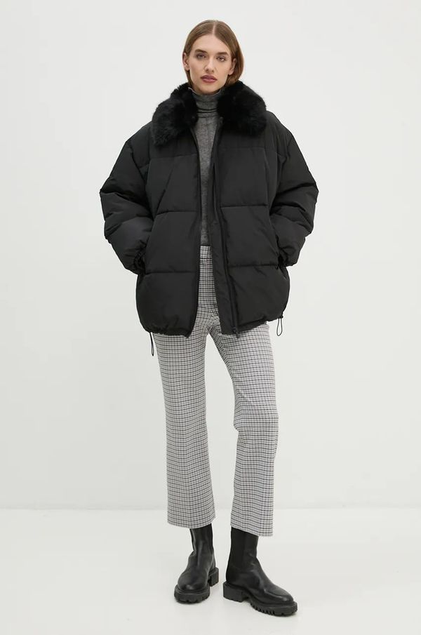 2NDDAY Jakna 2NDDAY Luis za žene, boja: crna, za zimu, oversize, 2245111505