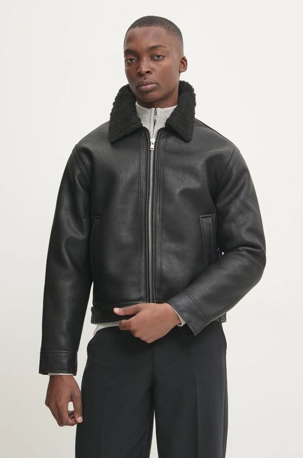 Abercrombie & Fitch Jakna Abercrombie & Fitch za muškarce, boja: crna, za prijelazno razdoblje, KI132-4123