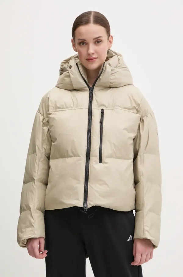 adidas by Stella McCartney Jakna adidas by Stella McCartney TrueNature boja: bež, za zimu, oversize, JI5198