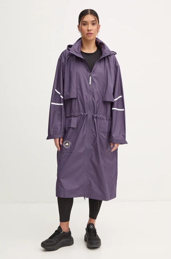 adidas by Stella McCartney Jakna adidas by Stella McCartney za žene, boja: ljubičasta, za prijelazno razdoblje, oversize, IW9918