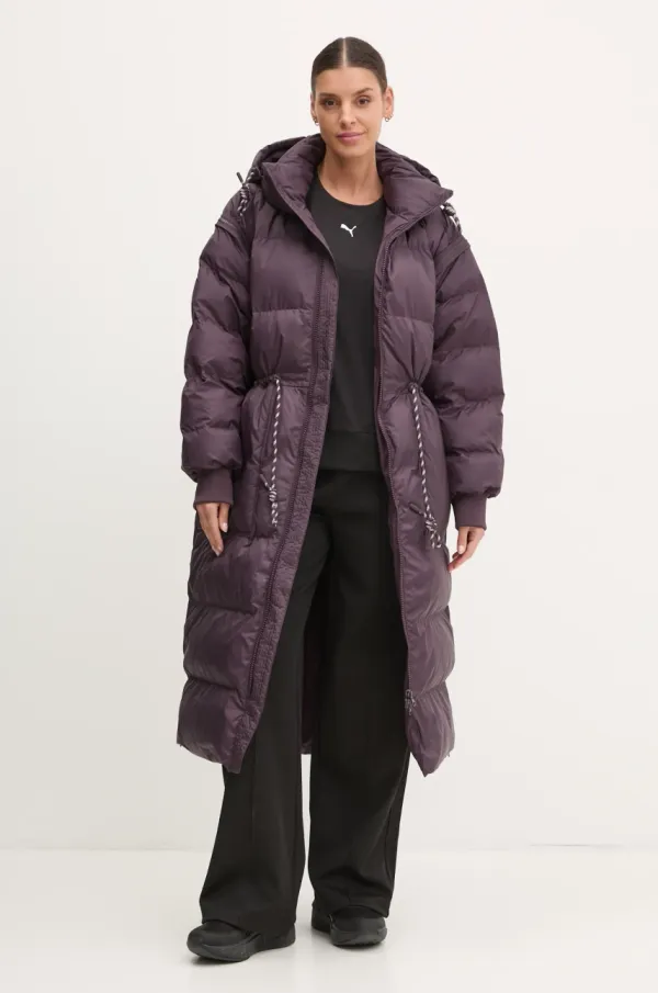 adidas by Stella McCartney Jakna adidas by Stella McCartney za žene, boja: ljubičasta, za zimu, IX3082