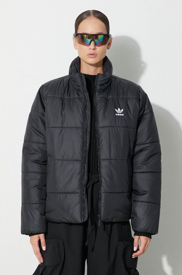 adidas Originals Jakna adidas Originals Adicolor Puffer za žene, boja: crna, za zimu, II8455