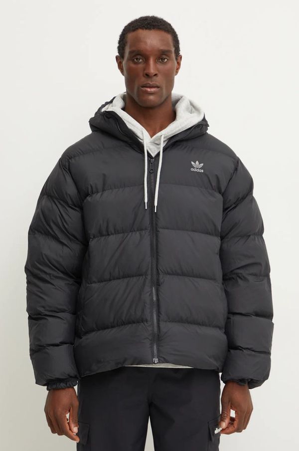 adidas Originals Jakna adidas Originals Commercial Puff za muškarce, boja: crna, za zimu, IY3396