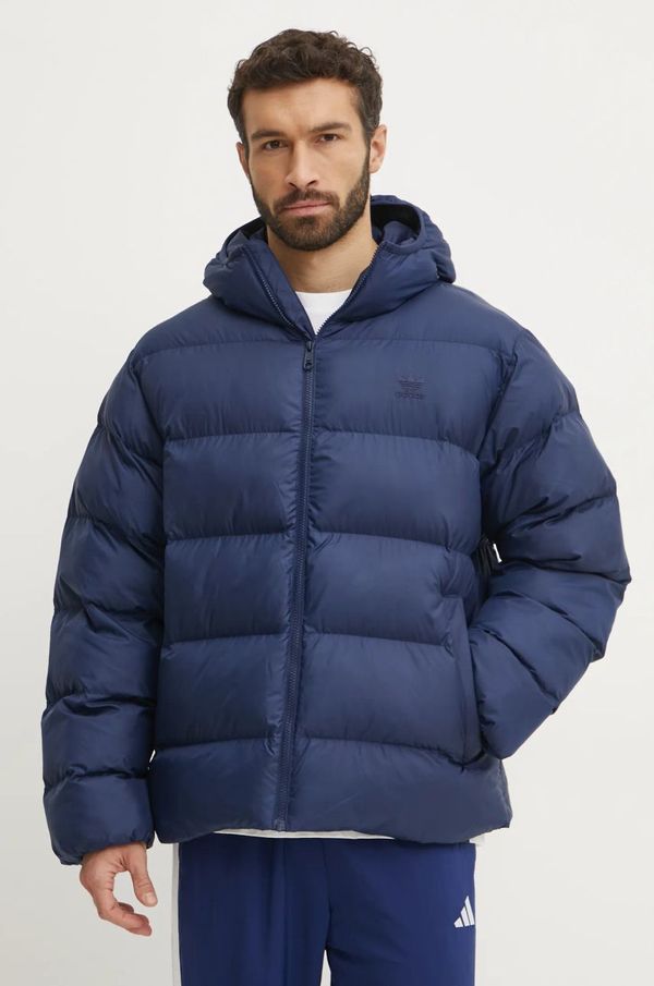 adidas Originals Jakna adidas Originals Commercial Puff za muškarce, boja: tamno plava, za zimu, IY3397