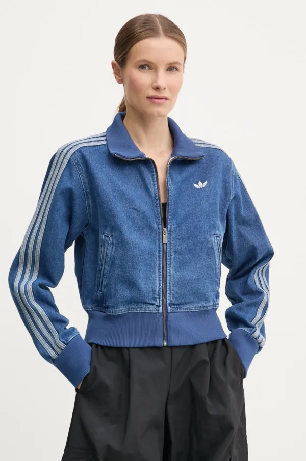 adidas Originals Jakna adidas Originals DENIM TT za žene, za prijelazno razdoblje, JD2570