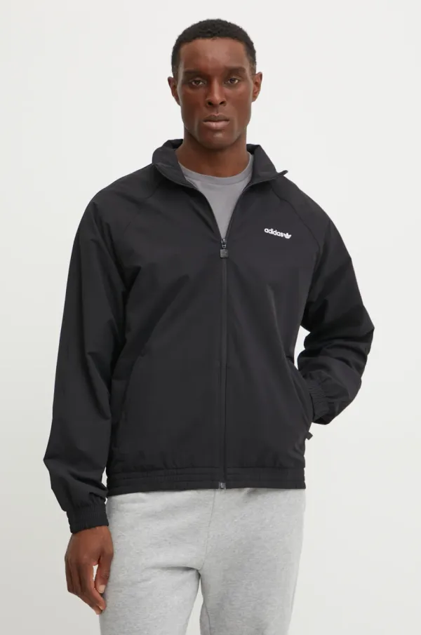 adidas Originals Jakna adidas Originals WOVEN TT boja: crna, za prijelazno razdoblje, JC8359