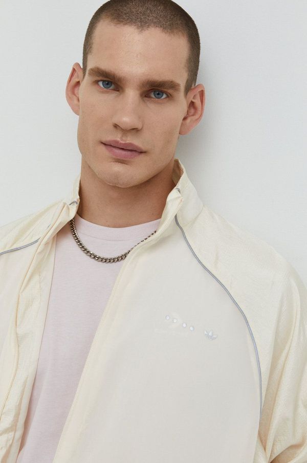 adidas Originals Jakna adidas Originals za muškarce, boja: bež, za prijelazno razdoblje, oversize