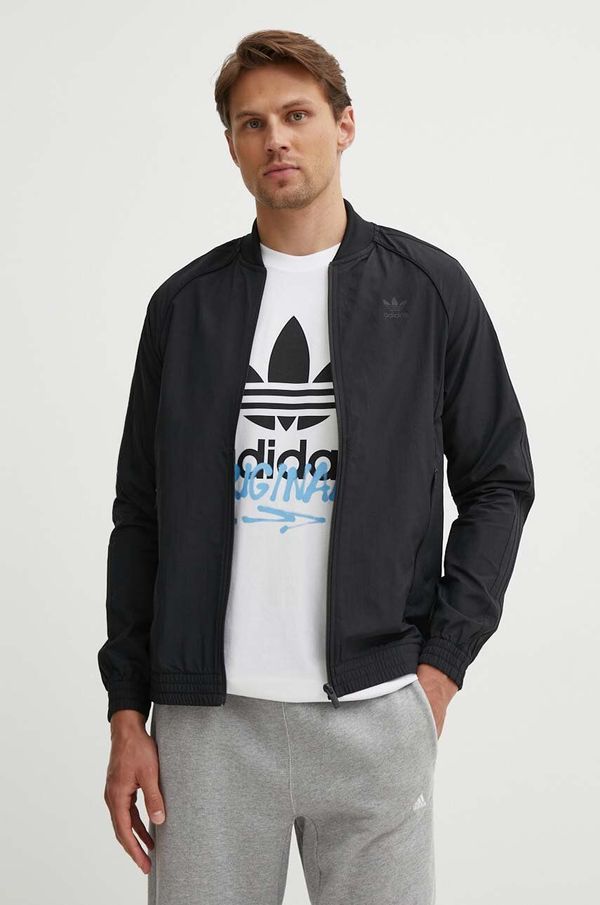 adidas Originals Jakna adidas Originals za muškarce, boja: crna, za prijelazno razdoblje, IZ2111
