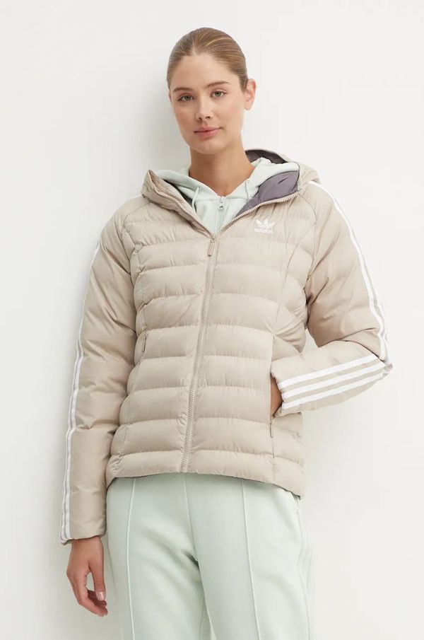 adidas Originals Jakna adidas Originals za žene, boja: bež, za zimu, IW5850