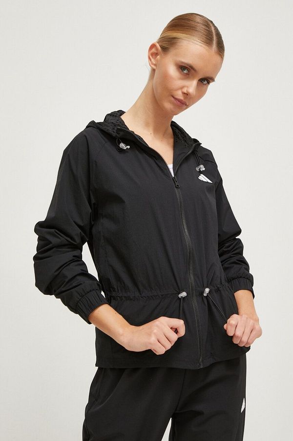 adidas Performance Jakna adidas Performance za žene, boja: crna, prijelazno razdoblje