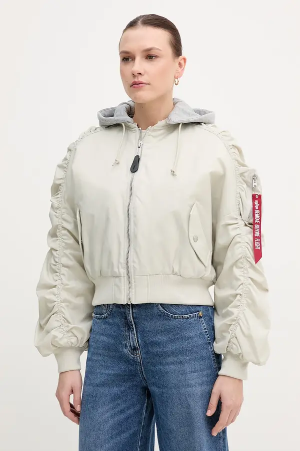 Alpha Industries Jakna Alpha Industries Short Hooded Bomber Light W