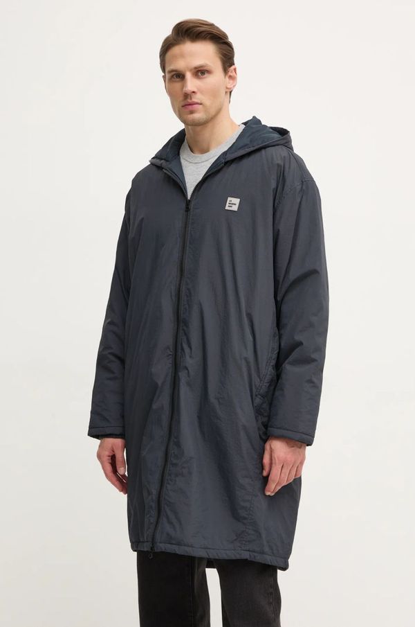 American Vintage Jakna American Vintage za muškarce, boja: crna, za prijelazno razdoblje, MZOT17BE25