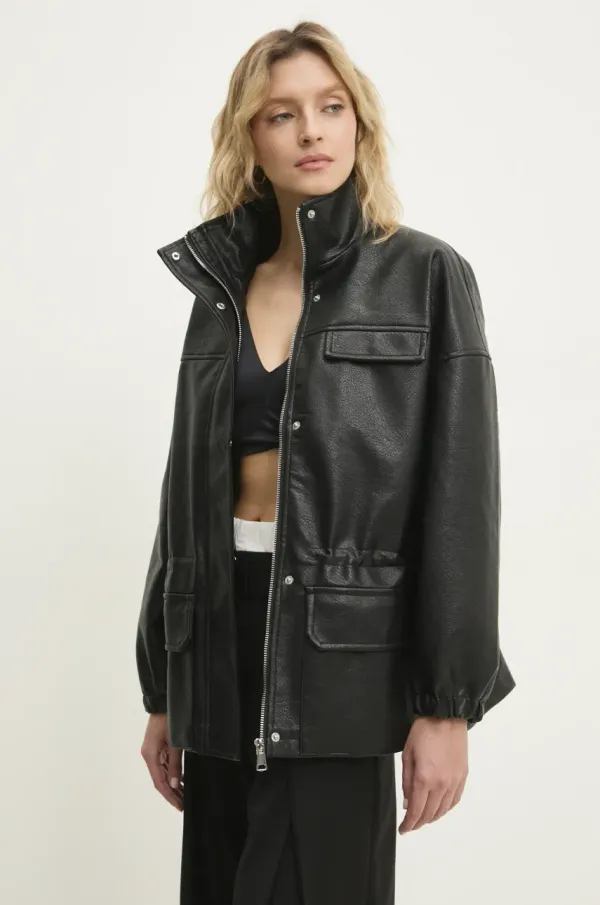 Answear Lab Jakna Answear Lab boja: crna, za prijelazno razdoblje