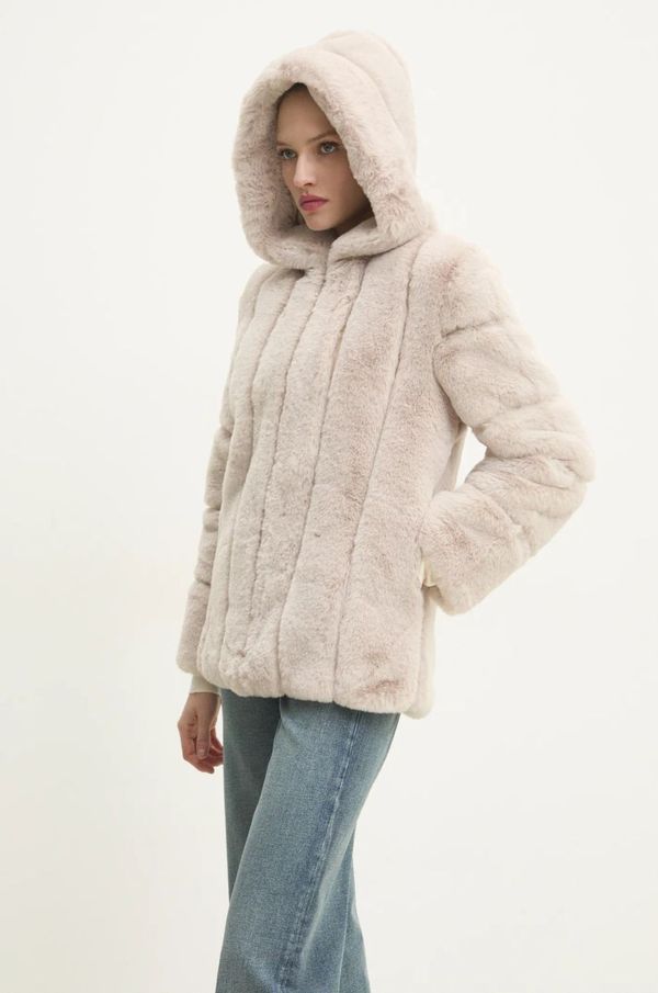 Answear Lab Jakna Answear Lab za žene, boja: bež, za prijelazno razdoblje