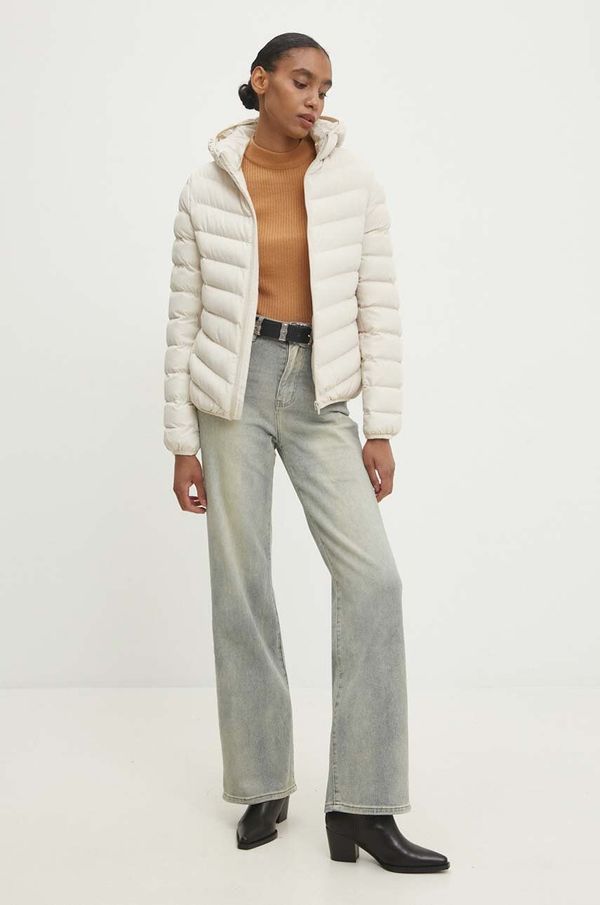 Answear Lab Jakna Answear Lab za žene, boja: bež, za prijelazno razdoblje