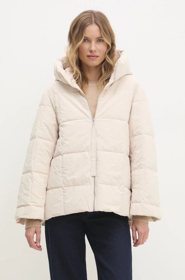 Answear Lab Jakna Answear Lab za žene, boja: bež, za zimu